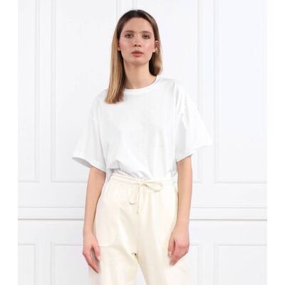 Trussardi T-shirt Loose fit biały XXS Trussardi T-shirt Loose fit biały XXS