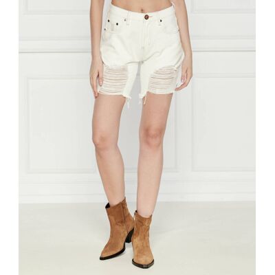 One Teaspoon Szorty Boyfriend fit biały 30 One Teaspoon Szorty Boyfriend fit biały 30