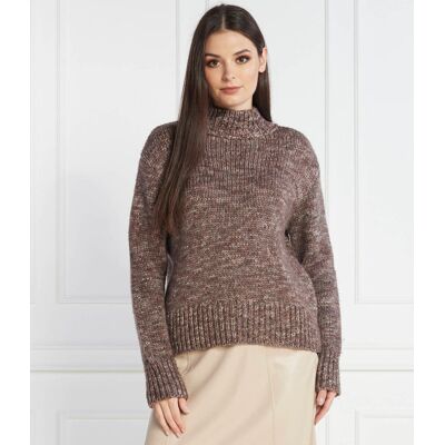 Joop! Wełniany sweter Loose fit brązowy 40 Joop! Wełniany sweter Loose fit brązowy 40
