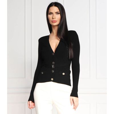 Liu Jo Kardigan Slim Fit czarny XL Liu Jo Kardigan Slim Fit czarny XL