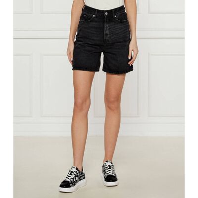 HUGO Jeansowe szorty Gelita Regular Fit czarny 28 HUGO Jeansowe szorty Gelita Regular Fit czarny 28