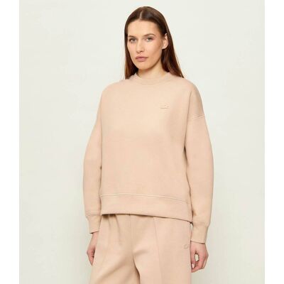Lacoste Bluza Oversize fit beżowy 36 Lacoste Bluza Oversize fit beżowy 36
