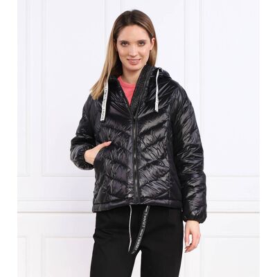 TWINSET Puchowa kurtka Regular Fit czarny 34 TWINSET Puchowa kurtka Regular Fit czarny 34