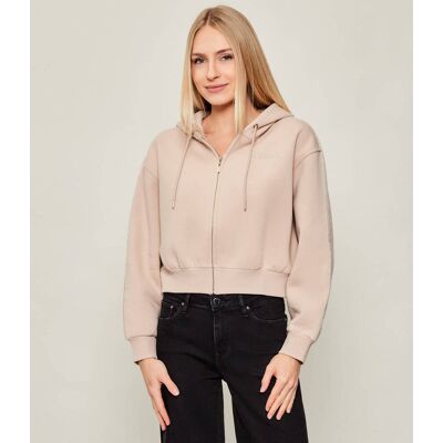 Guess ACTIVE Bluza AELIA Cropped Fit beżowy S Guess ACTIVE Bluza AELIA Cropped Fit beżowy S