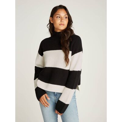 Calvin Klein Jeans Sweter Relaxed fit czarny L Calvin Klein Jeans Sweter Relaxed fit czarny L