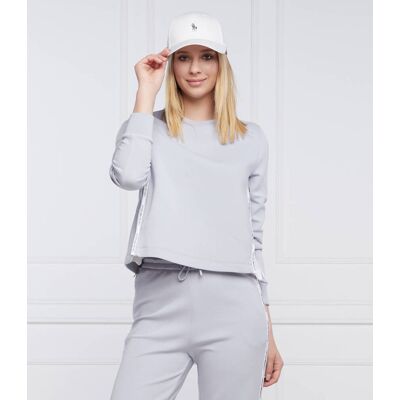 Giorgio Armani Emporio Armani Bluza Cropped Fit błękitny L Giorgio Armani Emporio Armani Bluza Cropped Fit błękitny L