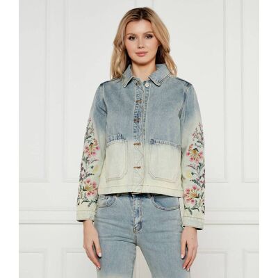Desigual Kurtka jeansowa CHAQ_HOUSTON Regular Fit niebieski XS Desigual Kurtka jeansowa CHAQ_HOUSTON Regular Fit niebieski XS