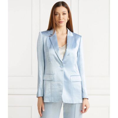 Marc Cain Marynarka Regular Fit błękitny 36 Marc Cain Marynarka Regular Fit błękitny 36