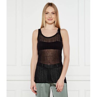 Pinko Top YVES Slim Fit czarny XS Pinko Top YVES Slim Fit czarny XS