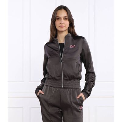 EA7 Bluza Regular Fit grafitowy S EA7 Bluza Regular Fit grafitowy S