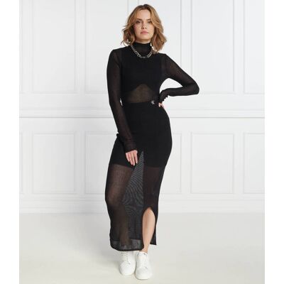 Calvin Klein Jeans Sukienka czarny XXL Calvin Klein Jeans Sukienka czarny XXL