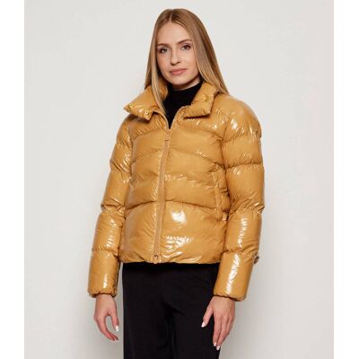 Pinko Kurtka CRYSTAL Regular Fit musztardowy 36 Pinko Kurtka CRYSTAL Regular Fit musztardowy 36