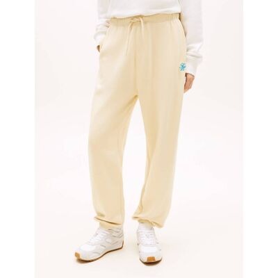 Tommy Hilfiger Spodnie dresowe Regular Fit beżowy XS Tommy Hilfiger Spodnie dresowe Regular Fit beżowy XS