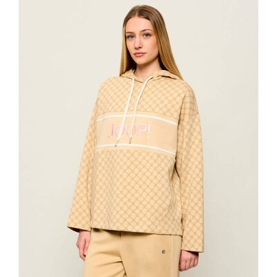 Joop! Bluza Tareli Loose fit beżowy 36 Joop! Bluza Tareli Loose fit beżowy 36