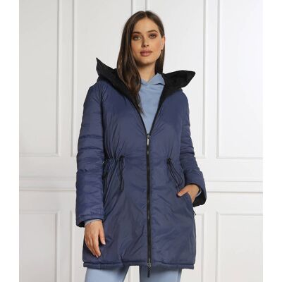 Giorgio Armani Emporio Armani Dwustronna kurtka CAPPOTTO Longline Fit czarny 34 Giorgio Armani Emporio Armani Dwustronna kurtka CAPPOTTO Longline Fit czarny 34