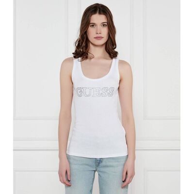 Guess Top Slim Fit biały M Guess Top Slim Fit biały M