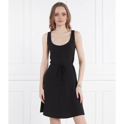 Calvin Klein Jeans Sukienka z paskiem czarny S Calvin Klein Jeans Sukienka z paskiem czarny S