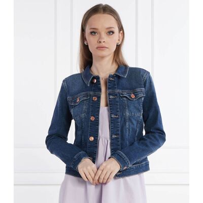 Tommy Jeans Kurtka jeansowa Vivianne Slim Fit granatowy XS Tommy Jeans Kurtka jeansowa Vivianne Slim Fit granatowy XS