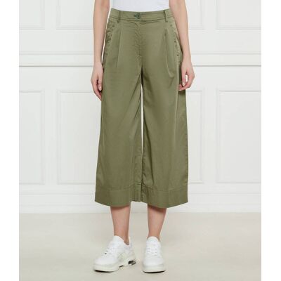 Marc Cain Spodnie WARIN flare fit khaki 36 Marc Cain Spodnie WARIN flare fit khaki 36