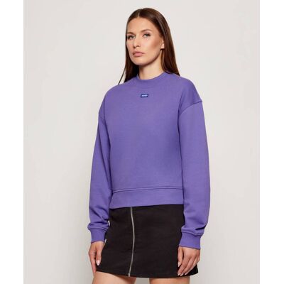 Hugo Blue Bluza Delessa_B_1 Regular Fit fioletowy M Hugo Blue Bluza Delessa_B_1 Regular Fit fioletowy M