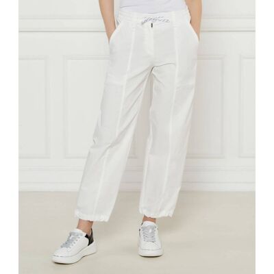 Marc Cain Spodnie Relaxed fit biały 34 Marc Cain Spodnie Relaxed fit biały 34