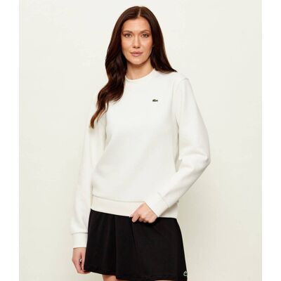 Lacoste Bluza Relaxed fit biały 40 Lacoste Bluza Relaxed fit biały 40