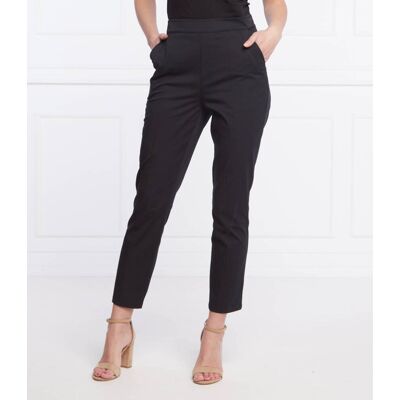 Marc Cain Spodnie Cropped Fit granatowy 34 Marc Cain Spodnie Cropped Fit granatowy 34
