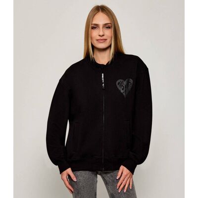 AllSaints Bluza POSTER Relaxed fit czarny L AllSaints Bluza POSTER Relaxed fit czarny L