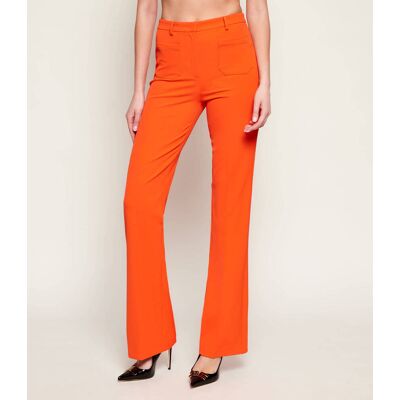 Patrizia Pepe Spodnie Regular Fit pomarańczowy 34 Patrizia Pepe Spodnie Regular Fit pomarańczowy 34