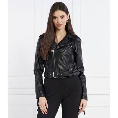 Liu Jo Kurtka Cropped Fit czarny 38 Liu Jo Kurtka Cropped Fit czarny 38