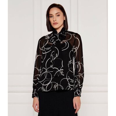 Karl Lagerfeld Koszula Regular Fit czarny 36 Karl Lagerfeld Koszula Regular Fit czarny 36