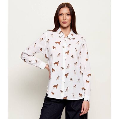 Barbour Koszula Safari Relaxed fit biały 42 Barbour Koszula Safari Relaxed fit biały 42