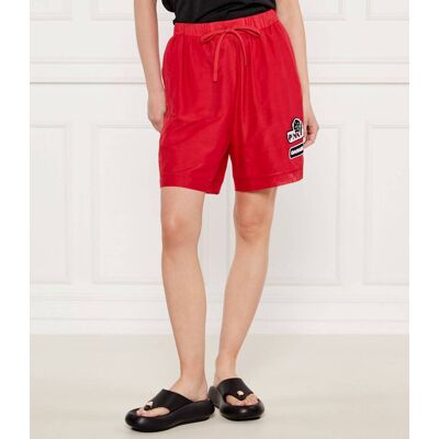Pinko Szorty LEWIS Relaxed fit z dodatkiem jedwabiu czerwony XS Pinko Szorty LEWIS Relaxed fit z dodatkiem jedwabiu czerwony XS