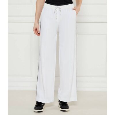 Marc Cain Spodnie Welcom flare fit biały 42 Marc Cain Spodnie Welcom flare fit biały 42