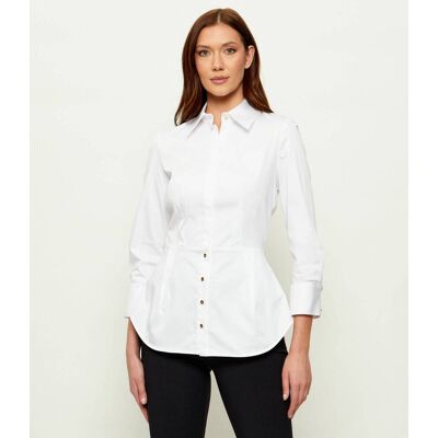 Elisabetta Franchi Koszula Regular Fit biały 40 Elisabetta Franchi Koszula Regular Fit biały 40