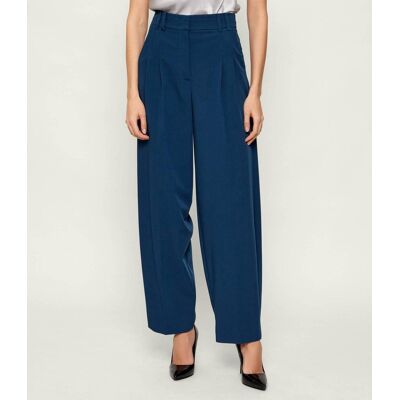 Patrizia Pepe Spodnie Relaxed fit granatowy 38 Patrizia Pepe Spodnie Relaxed fit granatowy 38