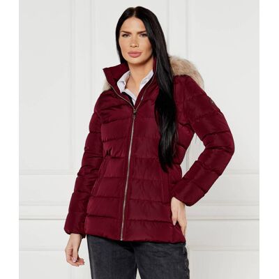 Tommy Hilfiger Puchowa kurtka TYRA Regular Fit bordowy S Tommy Hilfiger Puchowa kurtka TYRA Regular Fit bordowy S