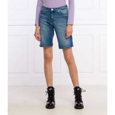Tommy Jeans Szorty Slim Fit mid rise niebieski 24 Tommy Jeans Szorty Slim Fit mid rise niebieski 24