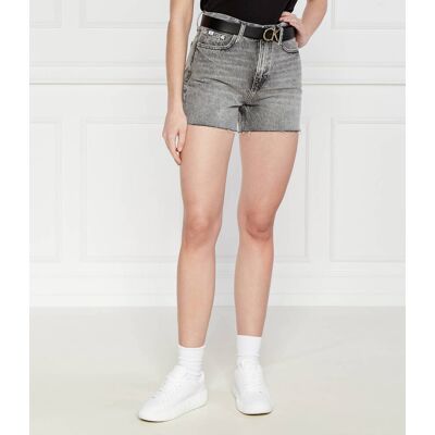 Calvin Klein Jeans Jeansowe szorty Mom Fit szary 27 Calvin Klein Jeans Jeansowe szorty Mom Fit szary 27