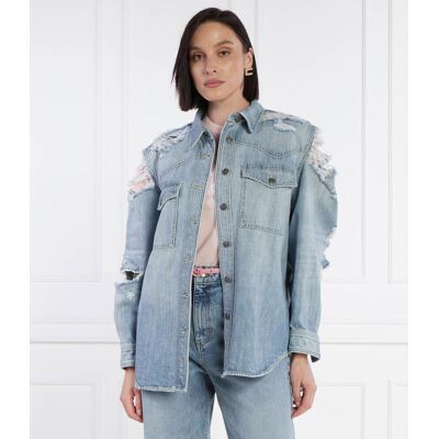 DONDUP - made in Italy Jeansowa koszula Oversize fit niebieski 40 DONDUP - made in Italy Jeansowa koszula Oversize fit niebieski 40