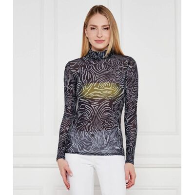 Patrizia Pepe Bluzka + top Slim Fit czarny L Patrizia Pepe Bluzka + top Slim Fit czarny L