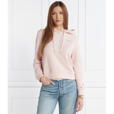 Tommy Hilfiger Bluza MINI CORP LOGO Relaxed fit pudrowy róż M Tommy Hilfiger Bluza MINI CORP LOGO Relaxed fit pudrowy róż M