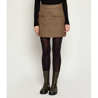 Barbour Wełniana spódnica Sophia brązowy 42 Barbour Wełniana spódnica Sophia brązowy 42