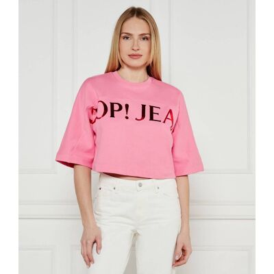 Joop! Jeans Bluza 57 252JE57Tisa Cropped Fit różowy S Joop! Jeans Bluza 57 252JE57Tisa Cropped Fit różowy S