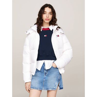 Tommy Jeans Puchowa kurtka Regular Fit biały XL Tommy Jeans Puchowa kurtka Regular Fit biały XL