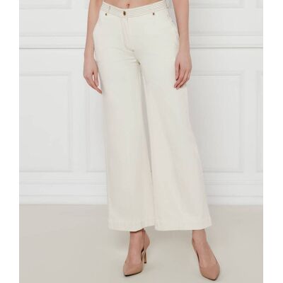Marciano Guess Spodnie NAOMI flare fit ecru 27/30 Marciano Guess Spodnie NAOMI flare fit ecru 27/30