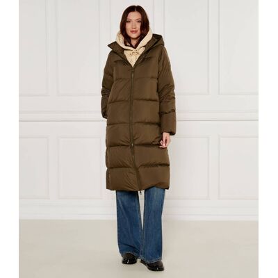 Tommy Hilfiger Puchowy płaszcz khaki M Tommy Hilfiger Puchowy płaszcz khaki M