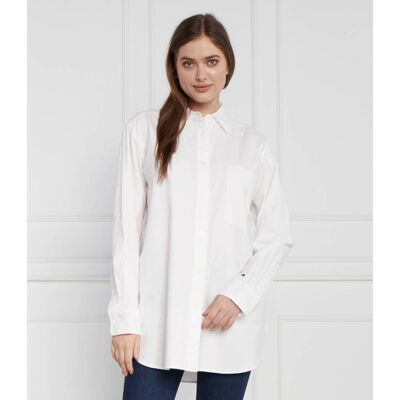 Tommy Hilfiger Koszula OXFORD LS Oversize fit biały 42 Tommy Hilfiger Koszula OXFORD LS Oversize fit biały 42
