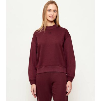 HUGO Bluza DAXANDRIA Relaxed fit bordowy XS HUGO Bluza DAXANDRIA Relaxed fit bordowy XS