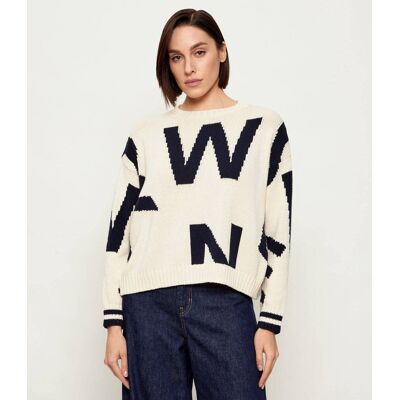 Weekend MaxMara Sweter WKDCELEBRE Relaxed fit beżowy XS Weekend MaxMara Sweter WKDCELEBRE Relaxed fit beżowy XS